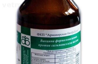 Вакцина формолквасцовая против сальмоноллеза телят